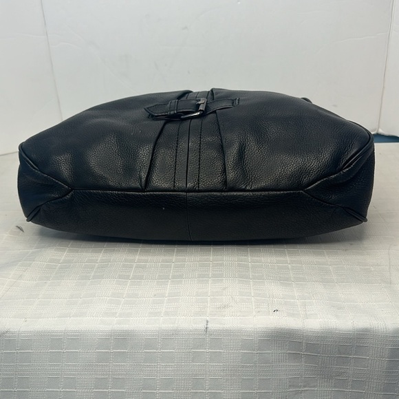 PERLINA Black Leather SHOULDER BAG - Picture 5 of 10